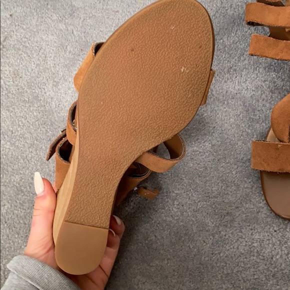 Strapped Wedge Heels - Picture 4 of 5